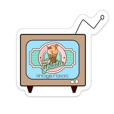 TV Shaped NoteKeeper™ Magnet 35 Mil
