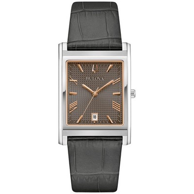 Bulova Watches® Men's Classic Leather Strap Watch