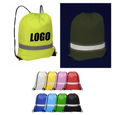 Reflective Drawstring Bag