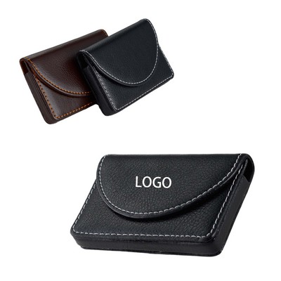 Leather Veneered Business Card Case