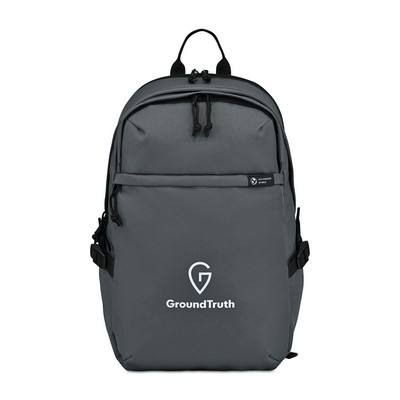 Renew Recycled rPET Computer Backpack - AWARE™ - Durango Grey
