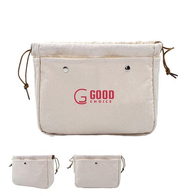 Canvas Makeup Pouch