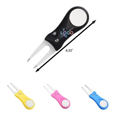 Golf Divot Repair Tool Made of Metal