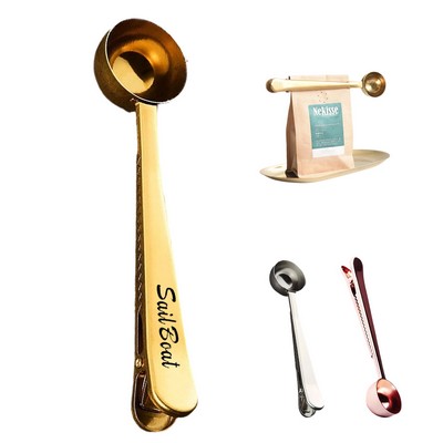 Coffee Measuring Spoon with Bag Clip