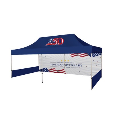 20' Aluminum Canopy Tent - Sustainable Tent Fabric (Frame+Topper)