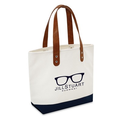 Leather Handle Tote
