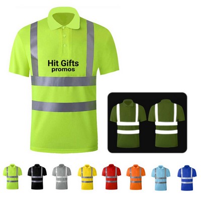 Reflective Safety Polo Shirt