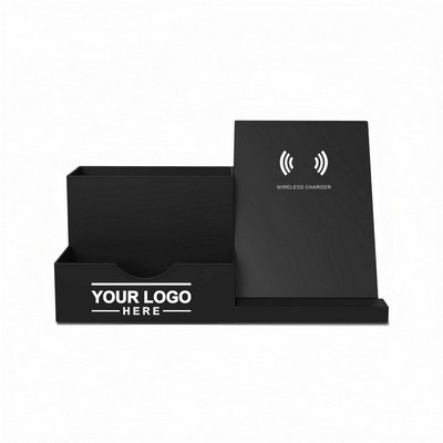 Wireless Charging Station with Desk Organizer