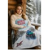 Bordeaux Colorfusion™ X-Large Fleece Blanket