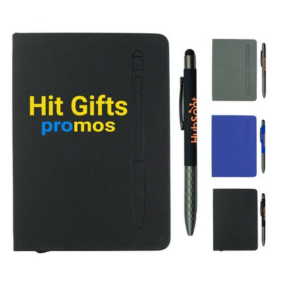 Notebook with Aluminum Pen