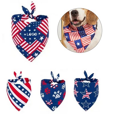 Plaid Pet Triangle Bandana