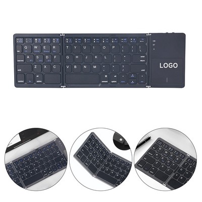 Foldable Wireless Keyboard W/Touchpad