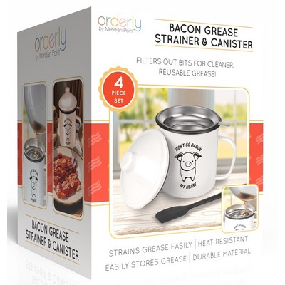Bacon Grease Strainer & Canister