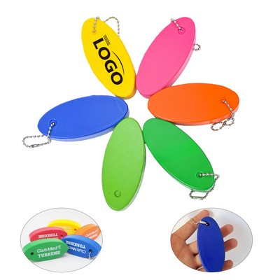 Portable PU Foam Floating Keychain