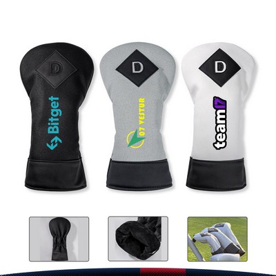 ClubGlory PU Leather Golf Driver Headcover - Express Shipping