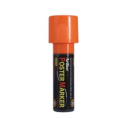 Fluorescent Orange Wide Tip Paint Windshield Marker