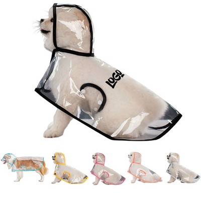 Pet Transparent Raincoat