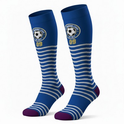Custom Jacquard Weave Soccer Socks