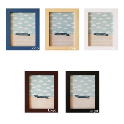 Wooden Picture Frame - 5 Color Options