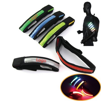 LED Safety Armband With Reflective Flashing
