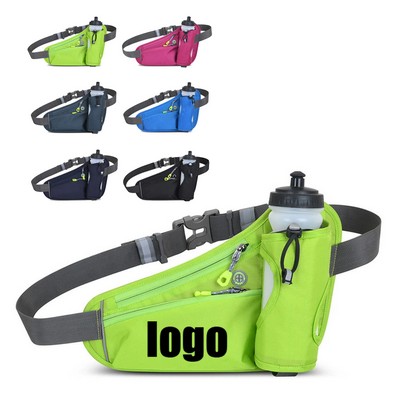 Fitness Running Belt with Water Bottle Holder