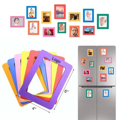 4" x 6" Magnetic Photo Frames Picture Display For Fridge