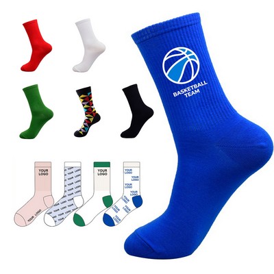 Custom Knitted Jacquard Sport Socks