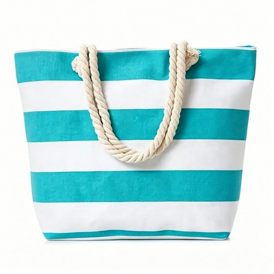 Customizable Large Cotton Cruising Tote