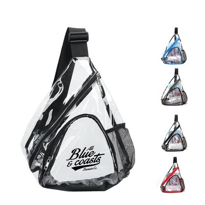 Clear Shoulder Chest Bag