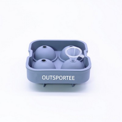 Round Ice Cube Mold with Food-Grade Silicone