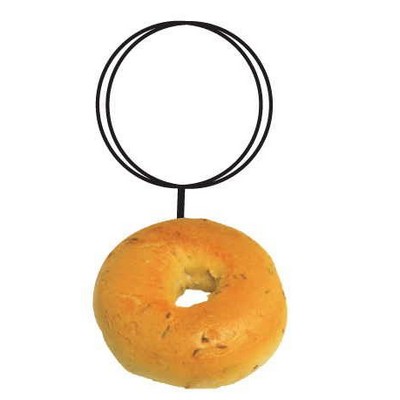 Bagel Executive Key Chain w/Mirrored Back (3 Square Inch)
