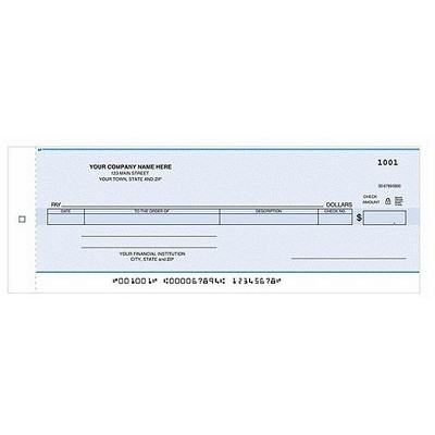 One-Write® General Disbursement Checks (2 Part)