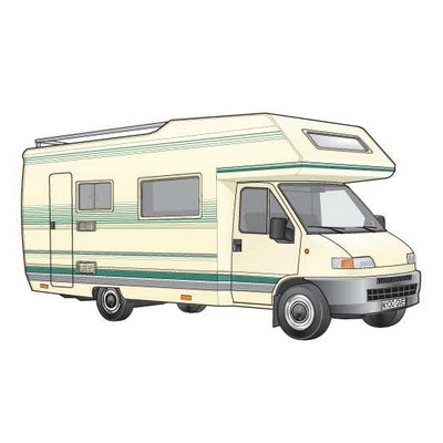 Recreational Vehicle 2 Maxi Magnet (4 Square Inch)