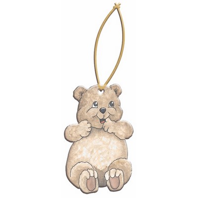 Bear Cub Promotional Ornament w/ Black Back (2 Square Inch)