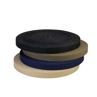 Black GI Type Cotton 1 1/4" Webbing (50 Yards)