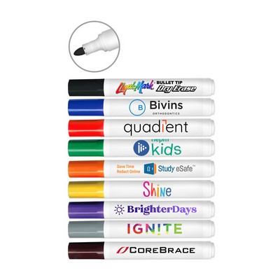 Liqui-Mark® Bullet Tip Dry Erase Marker (Full-Color Decal)