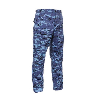 Sky Blue Digital B.D.U. Camo Pants (2XL)