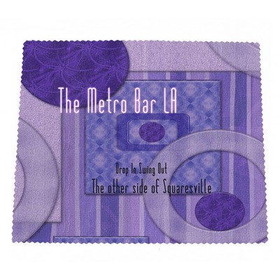 Microfiber Cleaning Cloth in Clear Plastic Bag (5 1/8" x 5 1/8")