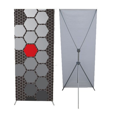Grasshopper Adjustable Banner Stand - Large w/ 59" x 98" Graphic