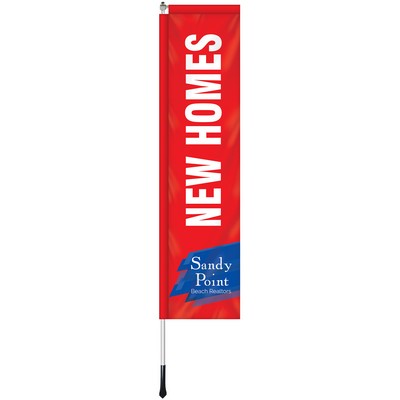 2' X 8' Custom Single Reverse Windchaser Flag Kit