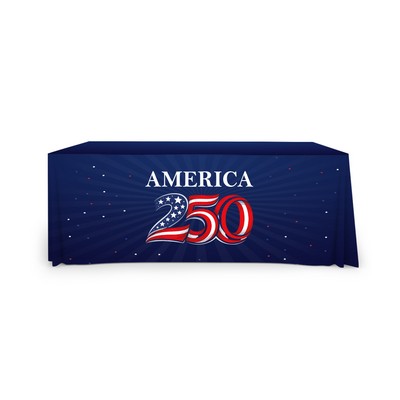 Premium Full Color Table Covers - 6' x 2.5' (4 sided)