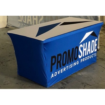 6' Stretch Table Cover - Full Color Print