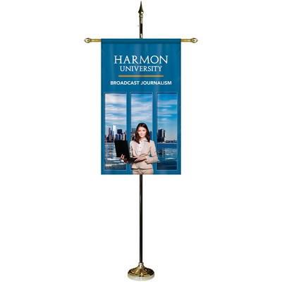 30" x 48" Premium Gonfalon 8' Kit / Straight Cut