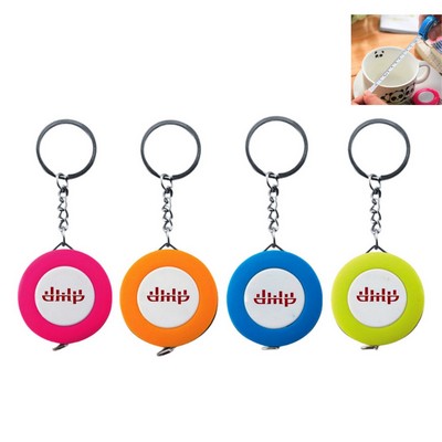 60" Soft Round Tape Measure with Keychain