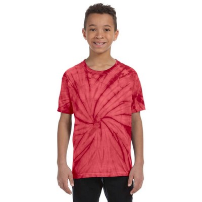 Tie-Dye Youth 54 Oz 100% Cotton Spider T-Shirt