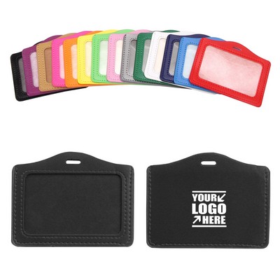 PU Leather Single Pocket Card Holder