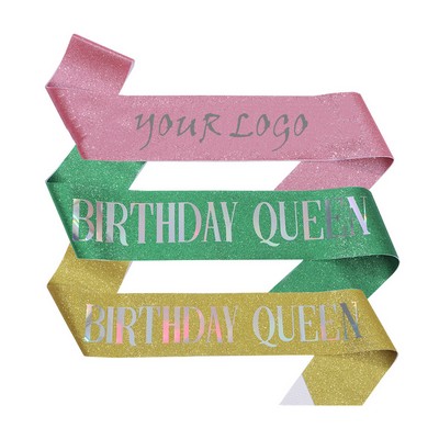 Birthday Queen Sash