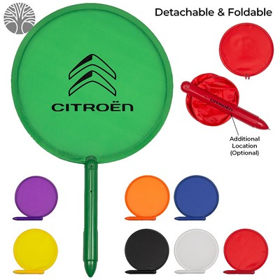 Recycled 3-in-1 Hand Fan Pen