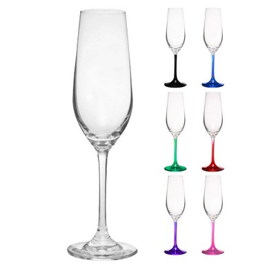 8 oz Lead Free Crystal Champagne Glasses