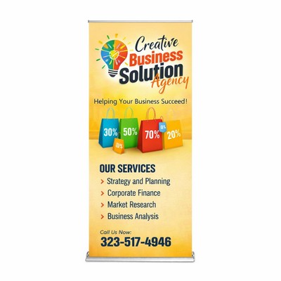 Steppy Retractable Banner Stands Package (48" x 78")